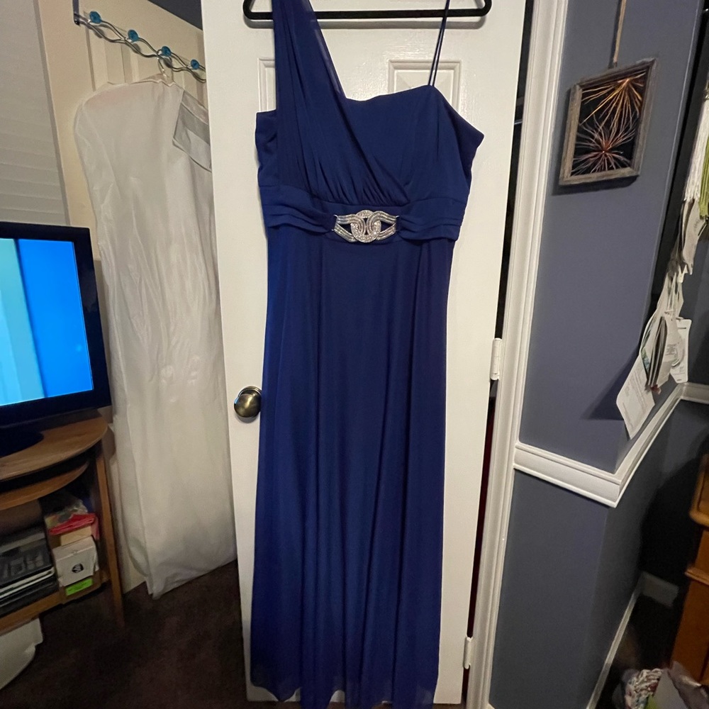 Floor Length Formal Royal Blue Dress